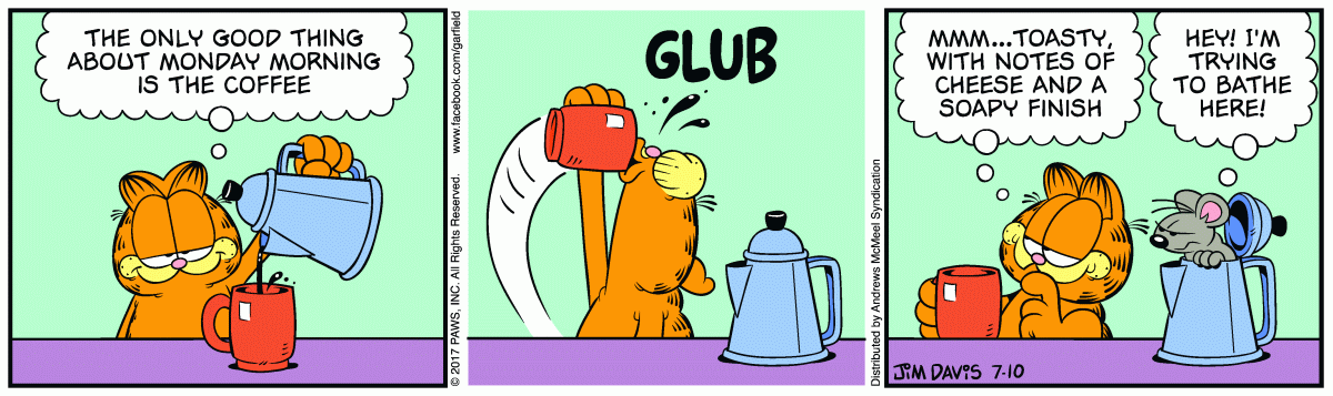 Garfield, July 10, 2017