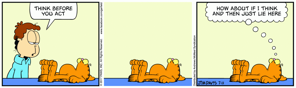 Garfield, July 11, 2017