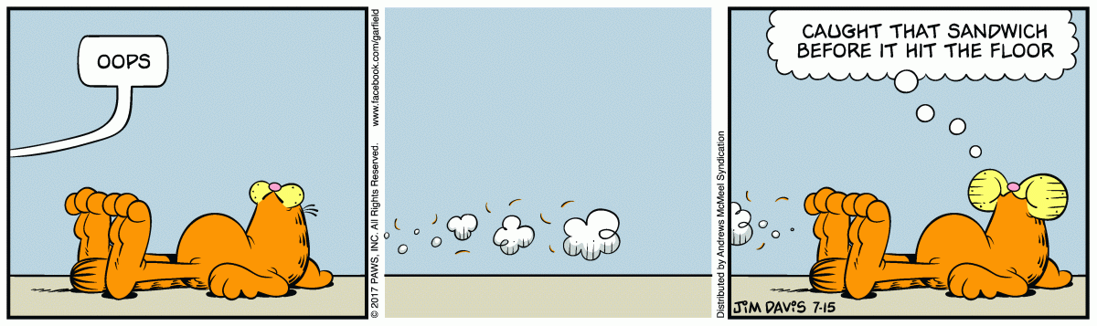 Garfield, July 15, 2017