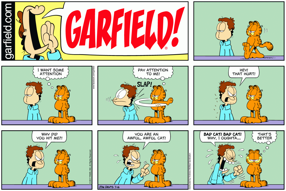 Garfield, July 16, 2017