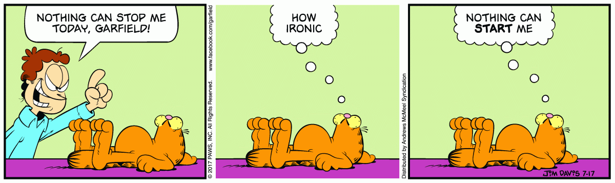 Garfield, July 17, 2017