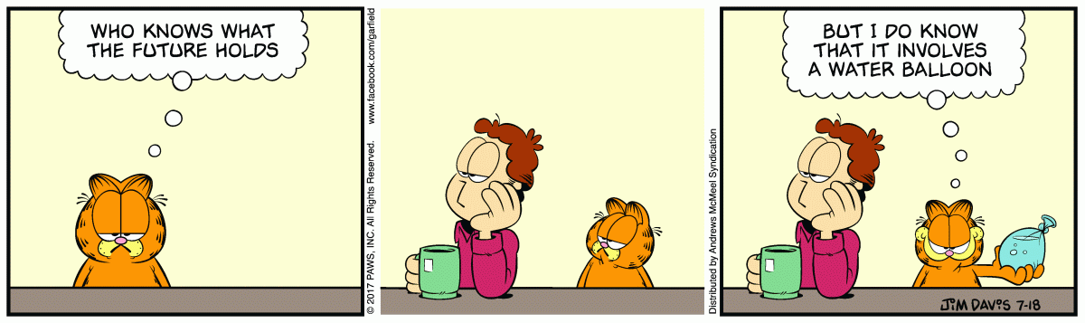 Garfield, July 18, 2017