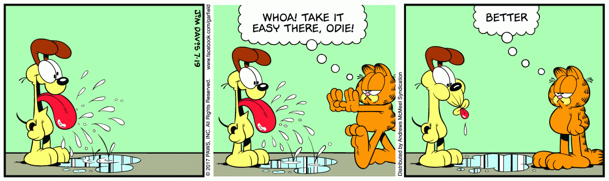 Garfield, July 19, 2017