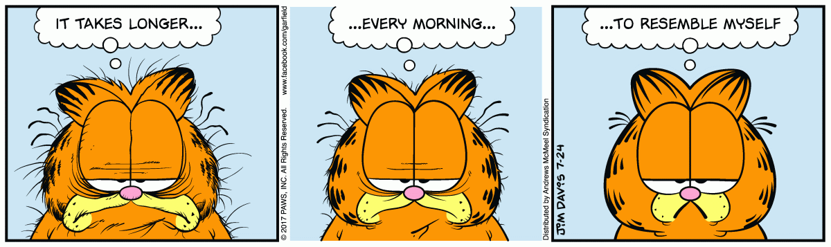Garfield, July 24, 2017