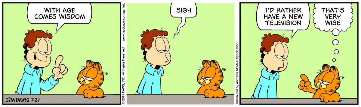 Garfield, July 27, 2017