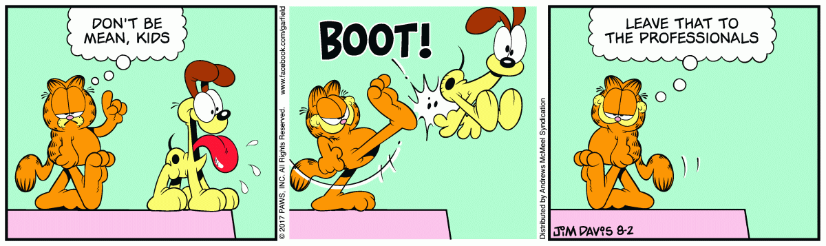 Garfield, August 2, 2017