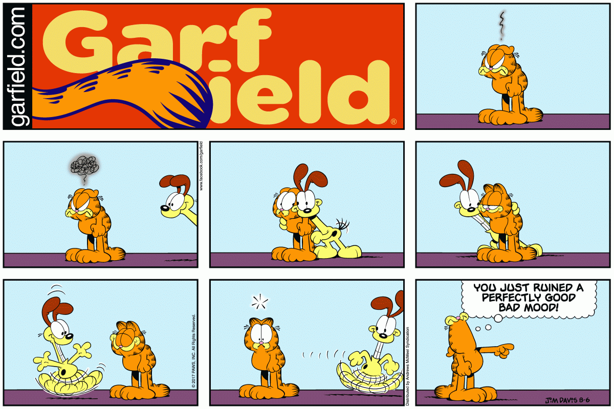 Garfield, August 6, 2017