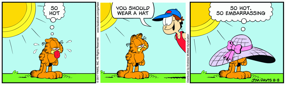 Garfield, August 8, 2017