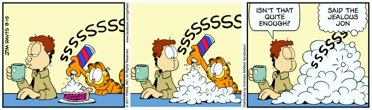 Garfield, August 15, 2017