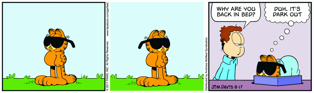 Garfield, August 17, 2017