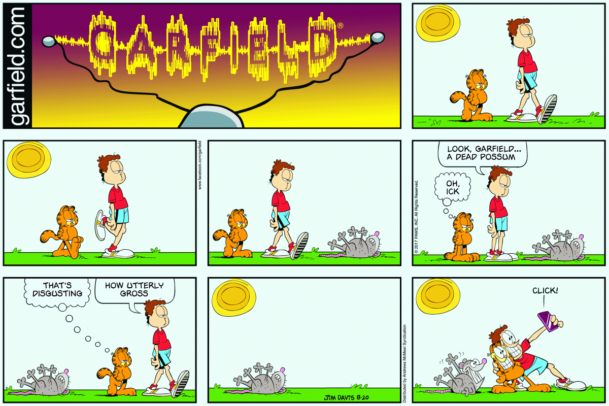 Garfield, August 20, 2017