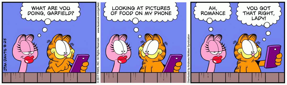 Garfield, August 25, 2017