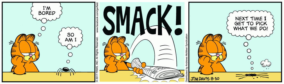 Garfield, August 30, 2017