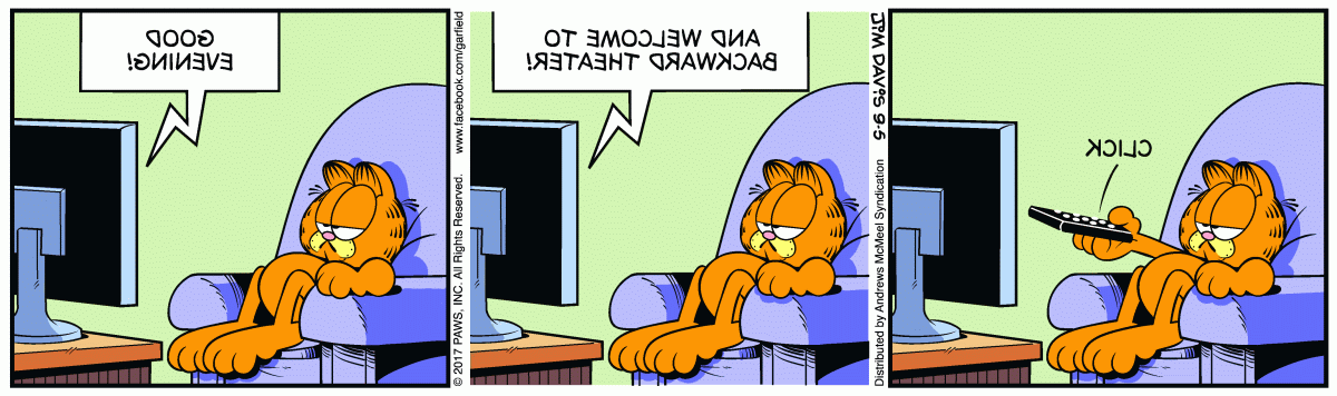 Garfield, September 5, 2017