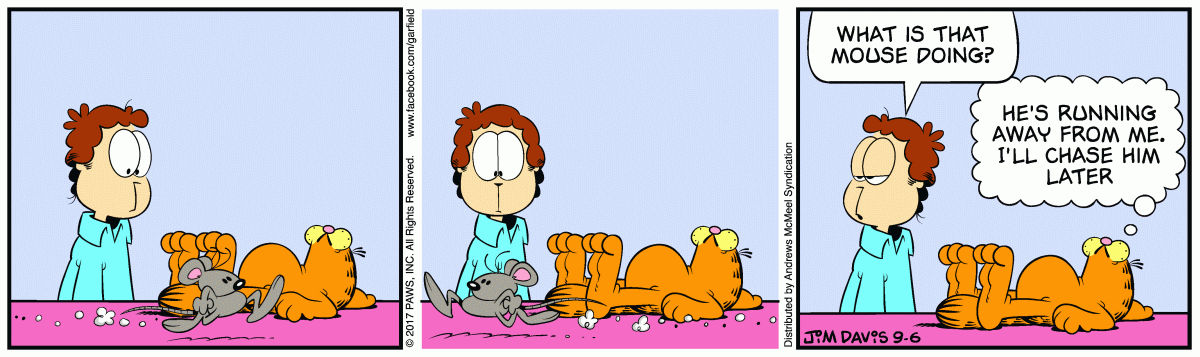 Garfield, September 6, 2017