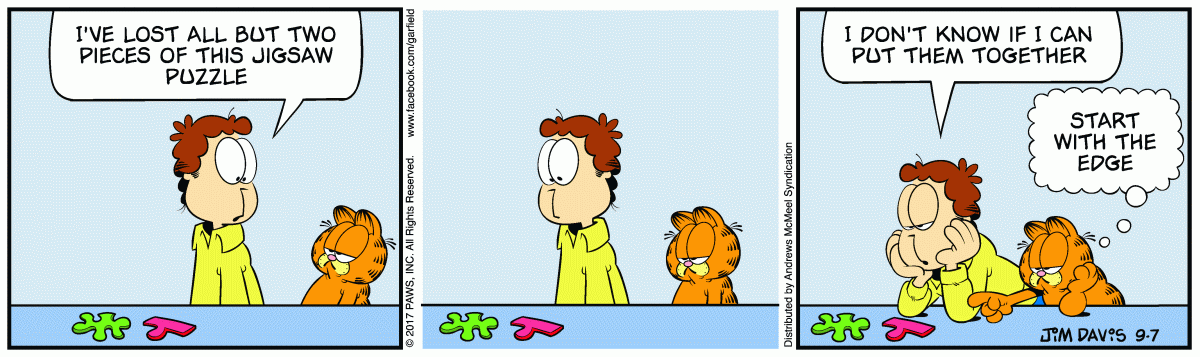 Garfield, September 7, 2017