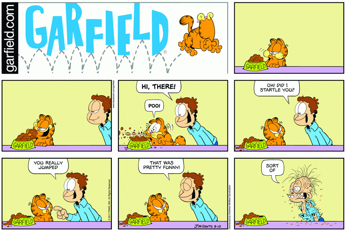 Garfield, September 10, 2017