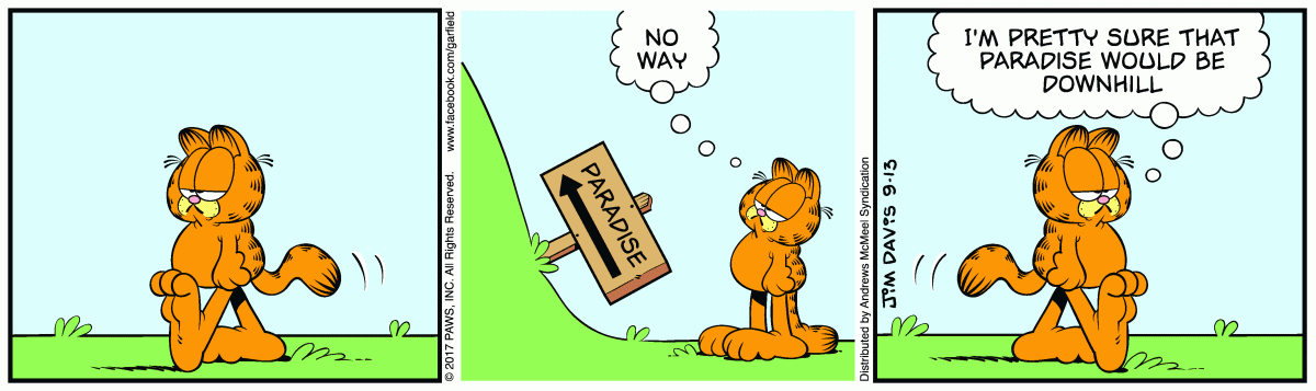 Garfield, September 13, 2017