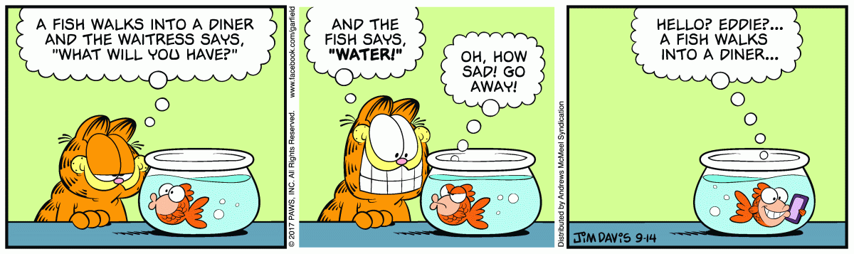 Garfield, September 14, 2017