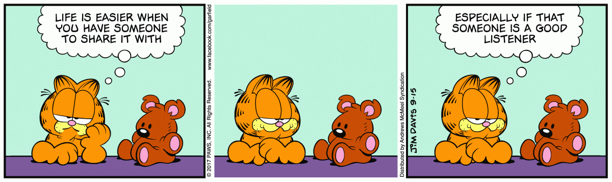 Garfield, September 15, 2017