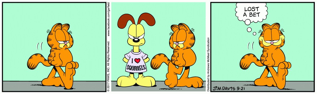 Garfield, September 21, 2017