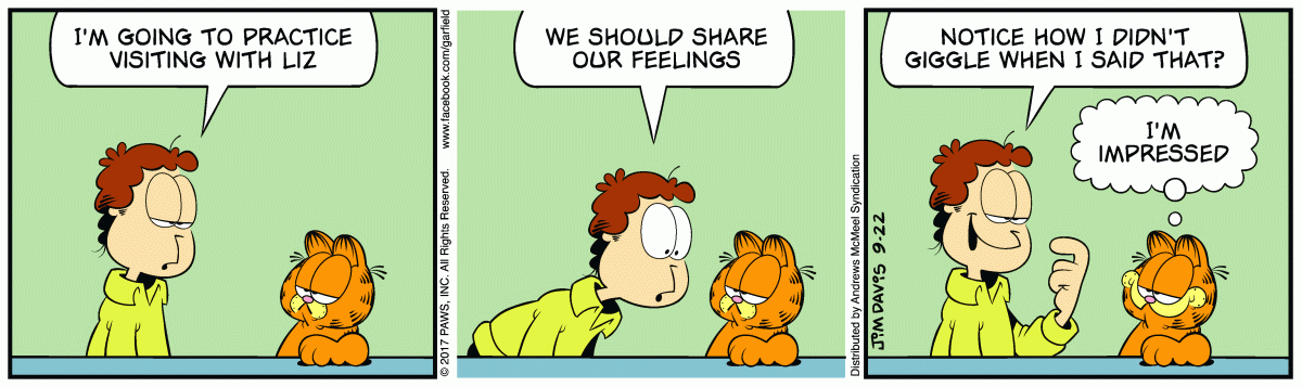 Garfield, September 22, 2017