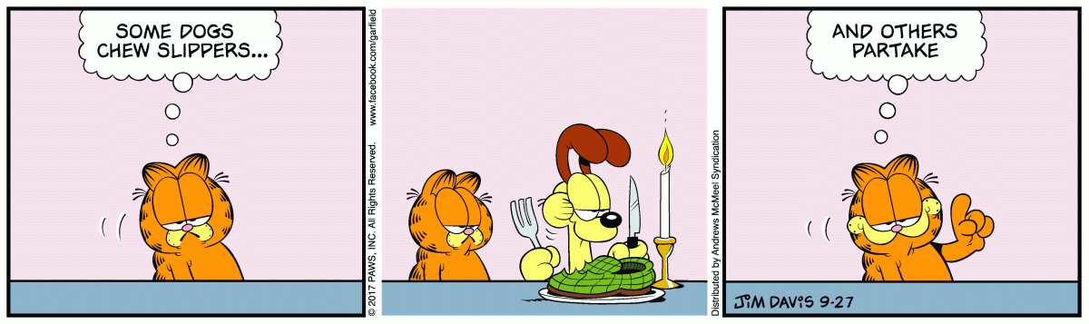Garfield, September 27, 2017