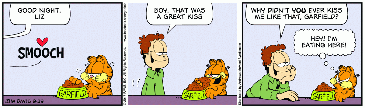 Garfield, September 29, 2017