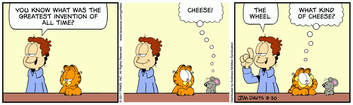 Garfield, September 30, 2017