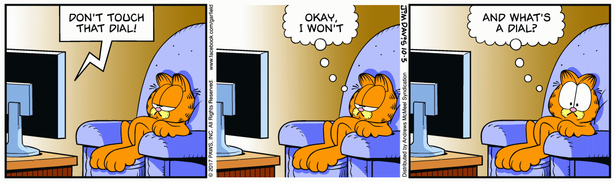 Garfield, October 3, 2017