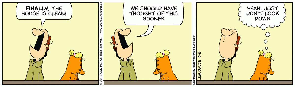 Garfield, October 5, 2017