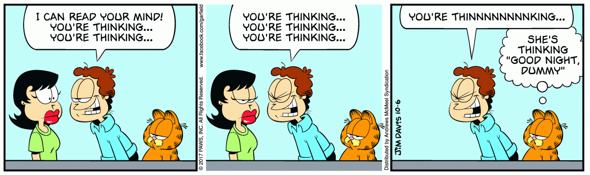 Garfield, October 6, 2017