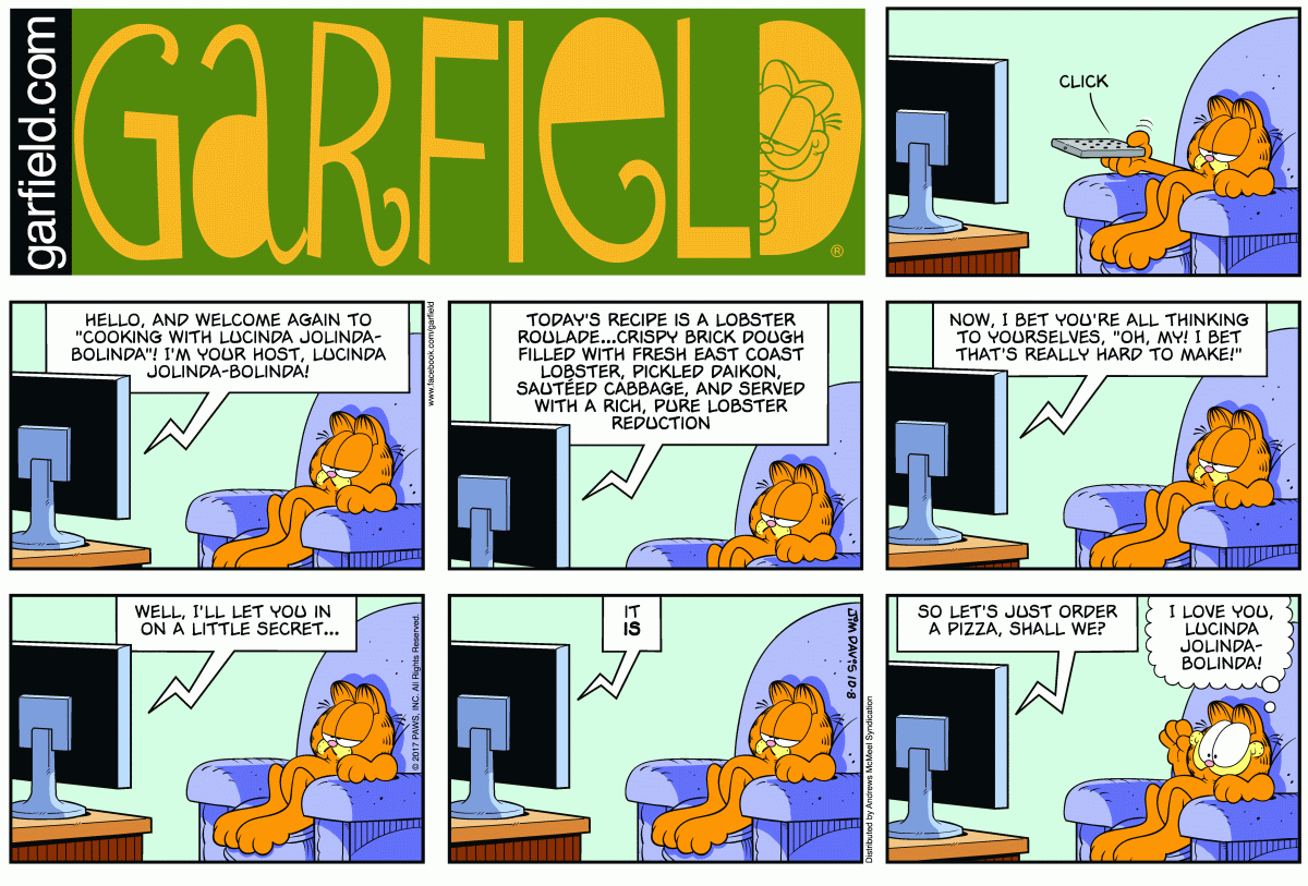 Garfield, October 8, 2017