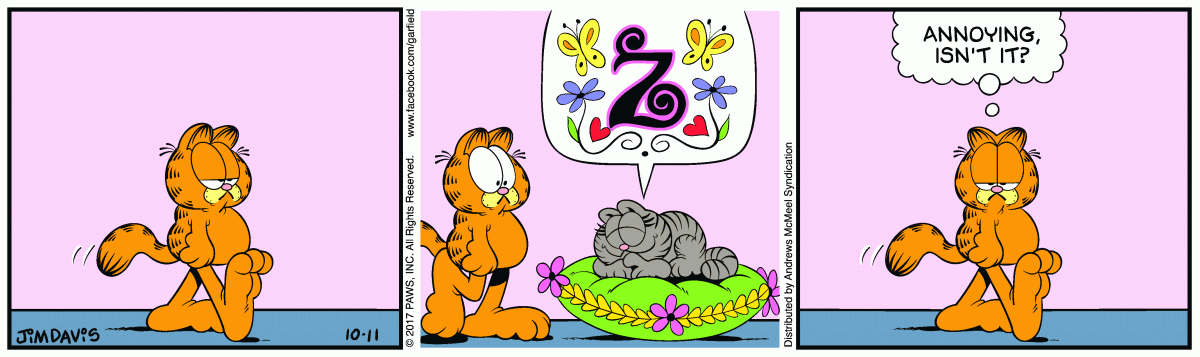 Garfield, October 11, 2017