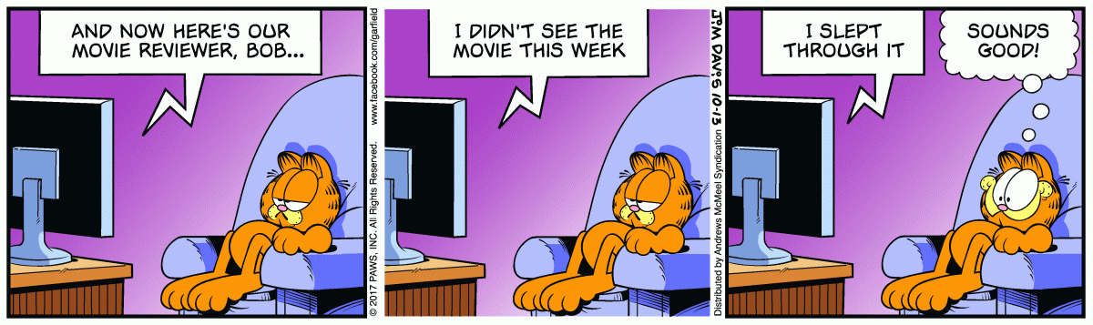 Garfield, October 13, 2017