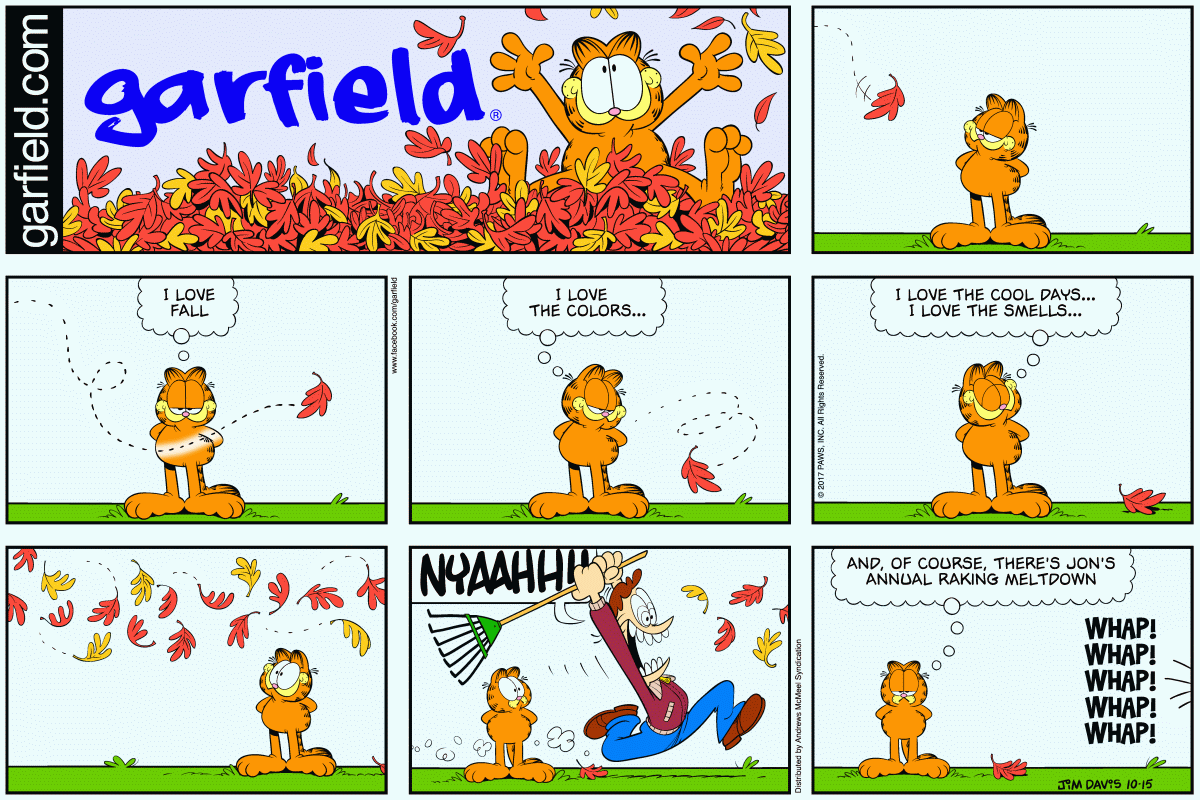 Garfield, October 15, 2017