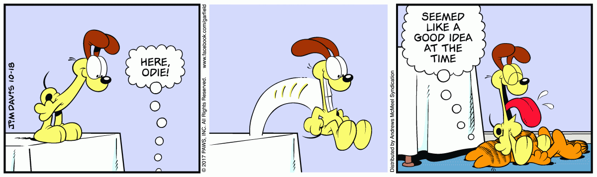 Garfield, October 18, 2017