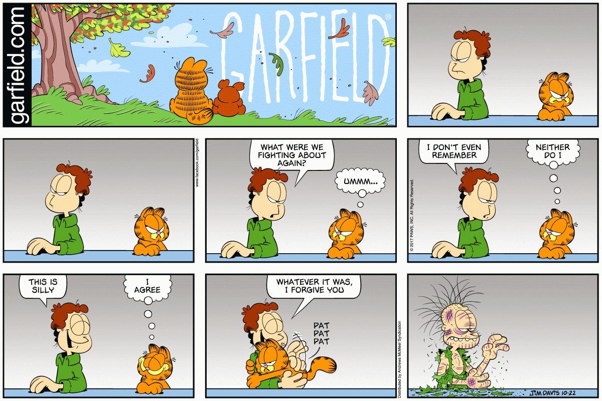 Garfield, October 22, 2017