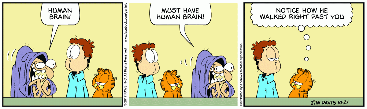 Garfield, October 27, 2017