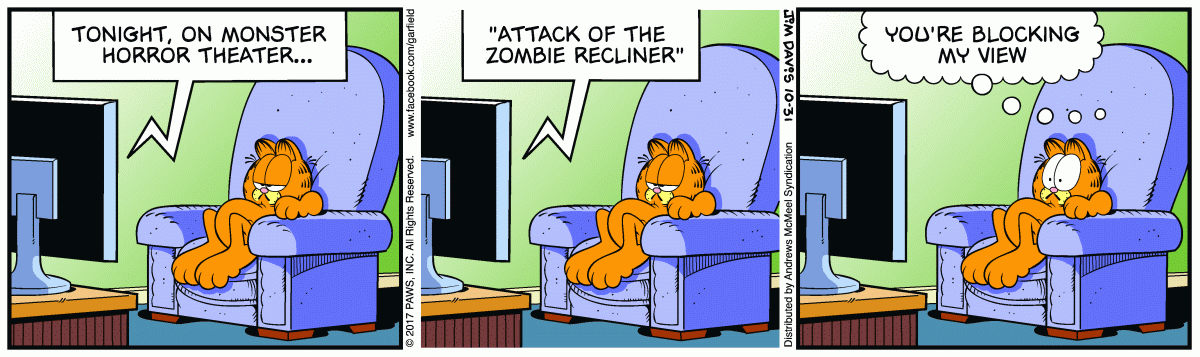 Garfield, October 31, 2017
