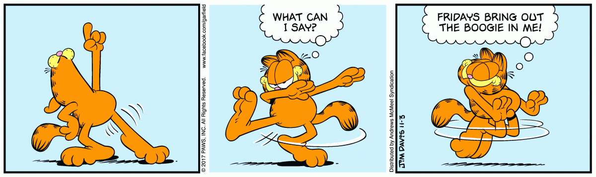 Garfield, November 3, 2017