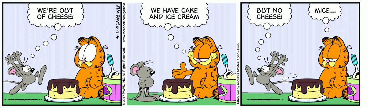 Garfield, November 4, 2017