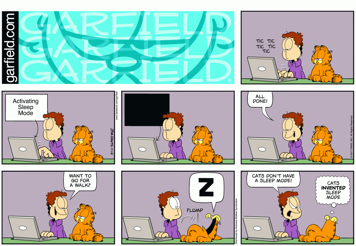 Garfield, November 12, 2017