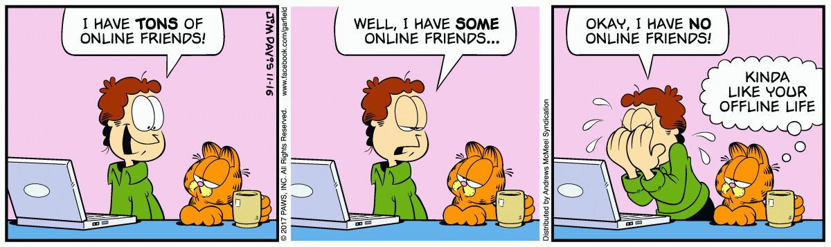 Garfield, November 16, 2017