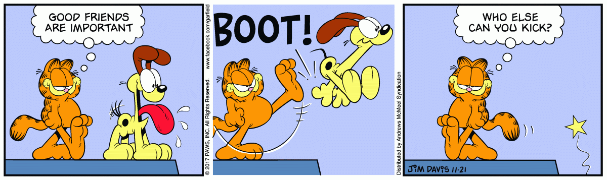 Garfield, November 21, 2017