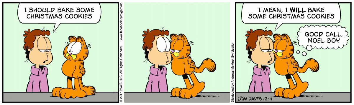 Garfield, December 4, 2017