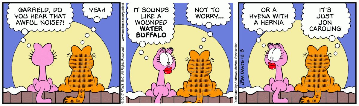 Garfield, December 8, 2017