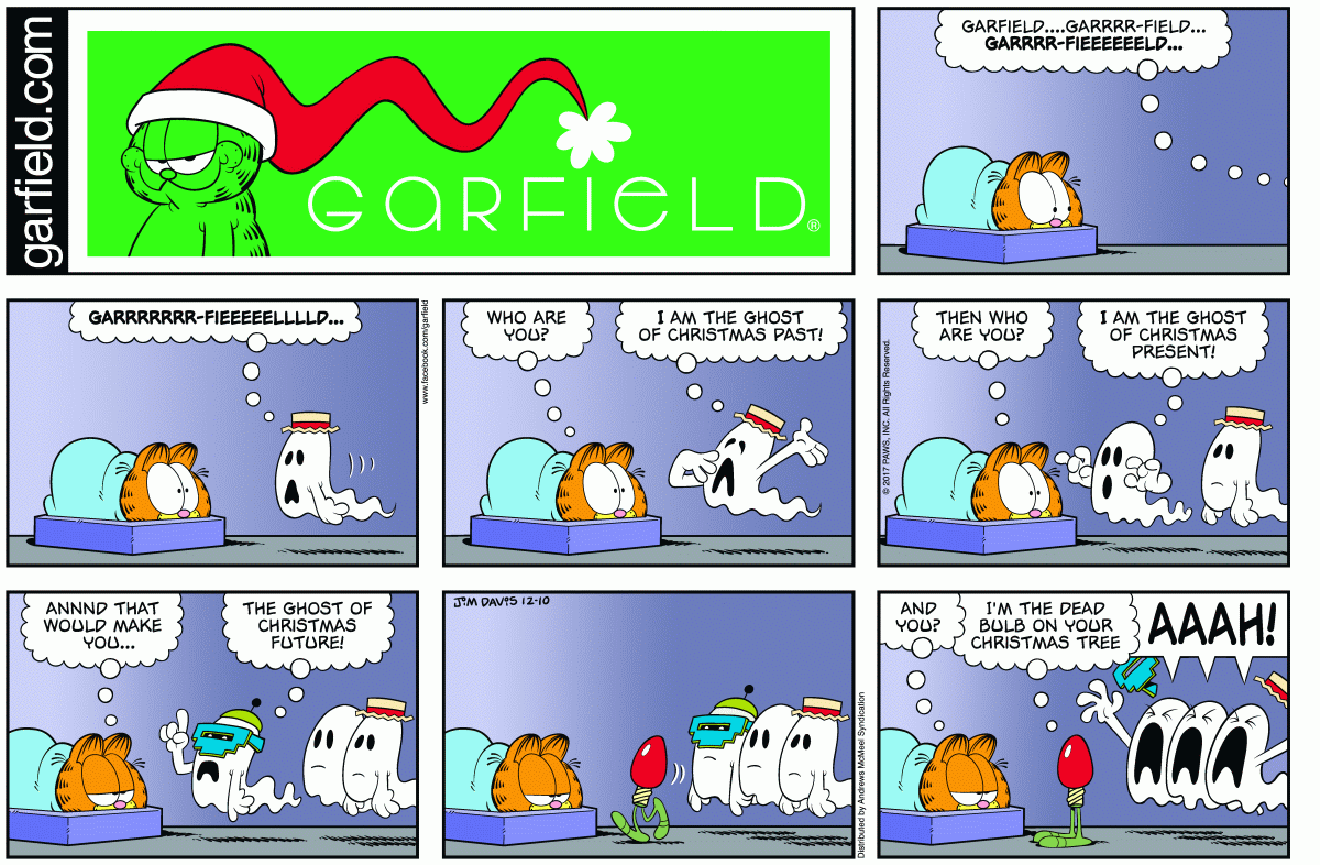 Garfield, December 10, 2017