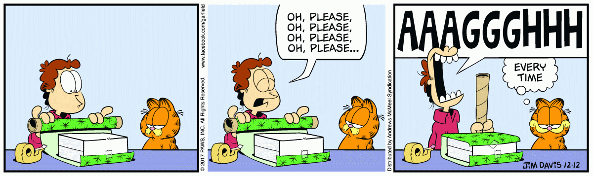 Garfield, December 12, 2017