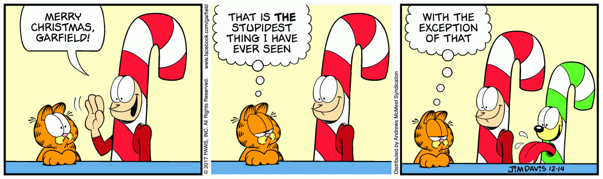 Garfield, December 14, 2017